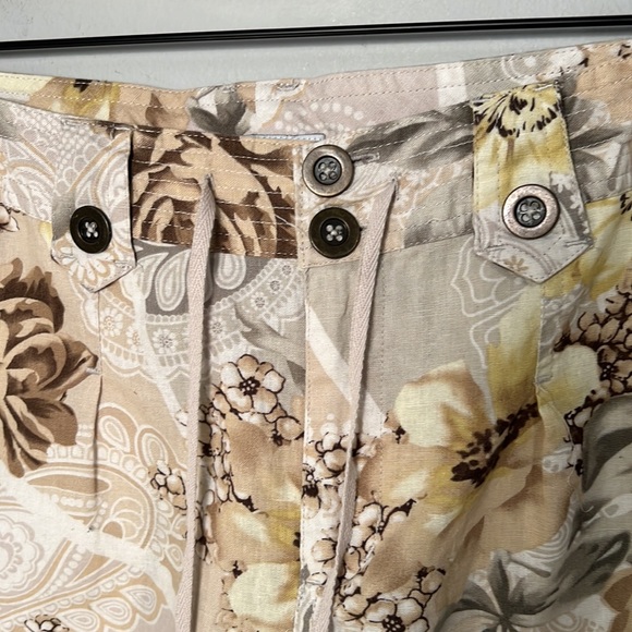 Caribbean Joe Island Supply Co Linen Blend Shorts sz 10 - Picture 3 of 5